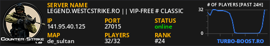 LEGEND.WESTCSTRIKE.RO || VIP-FREE # CLASSIC