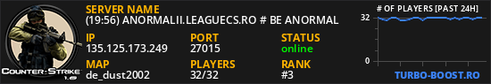 (18:36) ANORMALII.LEAGUECS.RO # BE ANORMAL
