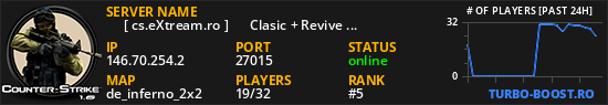 ★   [ cs.eXtream.ro ] ⮞   Clasic + Revive Mode | Free GUN
