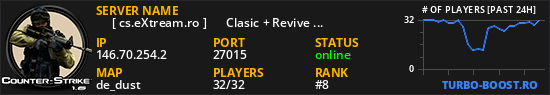 ★   [ cs.eXtream.ro ] ⮞   Clasic + Revive Mode | Free GUN