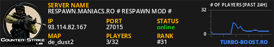 RESPAWN.MANIACS.RO # RESPAWN MOD #