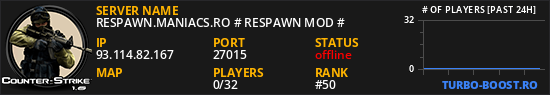 RESPAWN.MANIACS.RO # RESPAWN MOD #