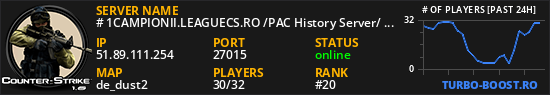 # 1CAMPIONII.LEAGUECS.RO /PAC History Server/ MOD REVIVE