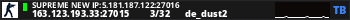 Supreme NEW IP:5.181.187.122:27016