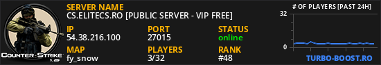 CS.ELITECS.RO [PUBLIC SERVER - VIP FREE]