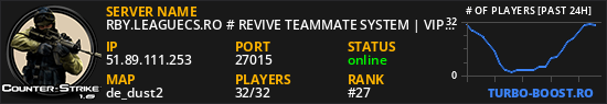 RBY.LEAGUECS.RO # REVIVE TEAMMATE SYSTEM | VIP FREE