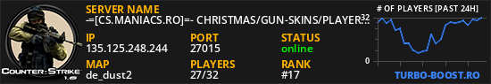 -=[CS.MANIACS.RO]=- CHRISTMAS/GUN-SKINS/PLAYER-SKINS/VIP-FREE