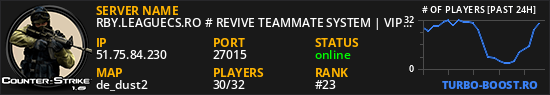 RBY.LEAGUECS.RO # REVIVE TEAMMATE SYSTEM | VIP FREE