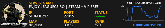 ENJOY.LEAGUECS.RO | STEAM = VIP FREE