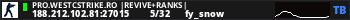 PRO.WESTCSTRIKE.RO |Revive+Ranks|