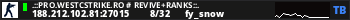 .::Pro.WestCstrike.Ro # Revive+Ranks::.
