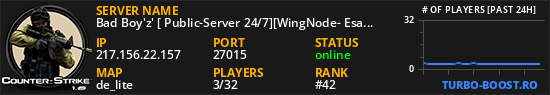 Bad Boy'z' [ Public-Server 24/7][WingNode- Esa Games]