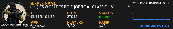(--:--) CS.WORLDCS.RO # [OFFICIAL CLASSIC | VIP + REVIVE]
