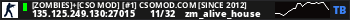 [ZOMBIES]+[CSO MOD] [#1] CSOMOD.COM [since 2012]
