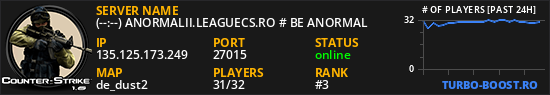 (--:--) ANORMALII.LEAGUECS.RO # BE ANORMAL