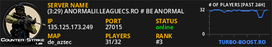 (--:--) ANORMALII.LEAGUECS.RO # BE ANORMAL