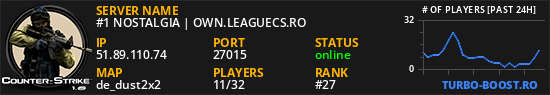 #1 NOSTALGIA | OWN.LEAGUECS.RO