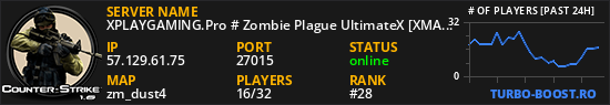XPLAYGAMING.Pro # Zombie Plague UltimateX [XMASUpdate + FDL + VIP] ®
