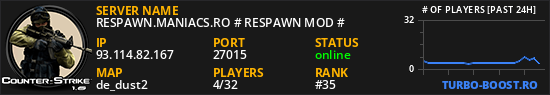 RESPAWN.MANIACS.RO # RESPAWN MOD #