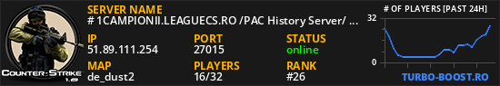 # 1CAMPIONII.LEAGUECS.RO /PAC History Server/ MOD REVIVE