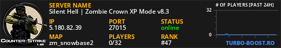 Silent Hell | Zombie Crown XP Mode v8.3