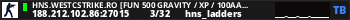HNS.WESTCSTRIKE.RO [FUN 500 GRAVITY / XP / 100aa]