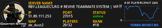 RBY.LEAGUECS.RO # REVIVE TEAMMATE SYSTEM | VIP FREE