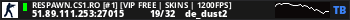 RESPAWN.CS1.RO [#1] [VIP FREE | SKINS | 1200FPS]
