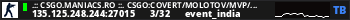 .:: CSGO.MANIACS.RO ::. CSGO:COVERT/MOLOTOV/MVP/GLOVE-SYSTEM
