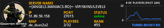 -=[ANGELS.MANIACS.RO]=- VIP/SKINS/LEVELS
