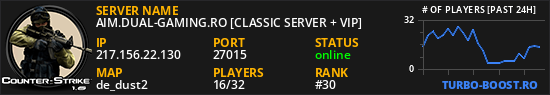 AIM.DUAL-GAMING.RO [CLASSIC SERVER + VIP]