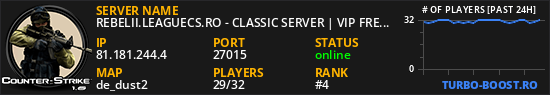 REBELII.LEAGUECS.RO - CLASSIC SERVER | VIP FREE